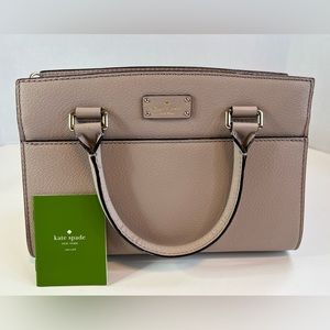 Kate Spade Cameron Light Pink Structured Leather Satchel